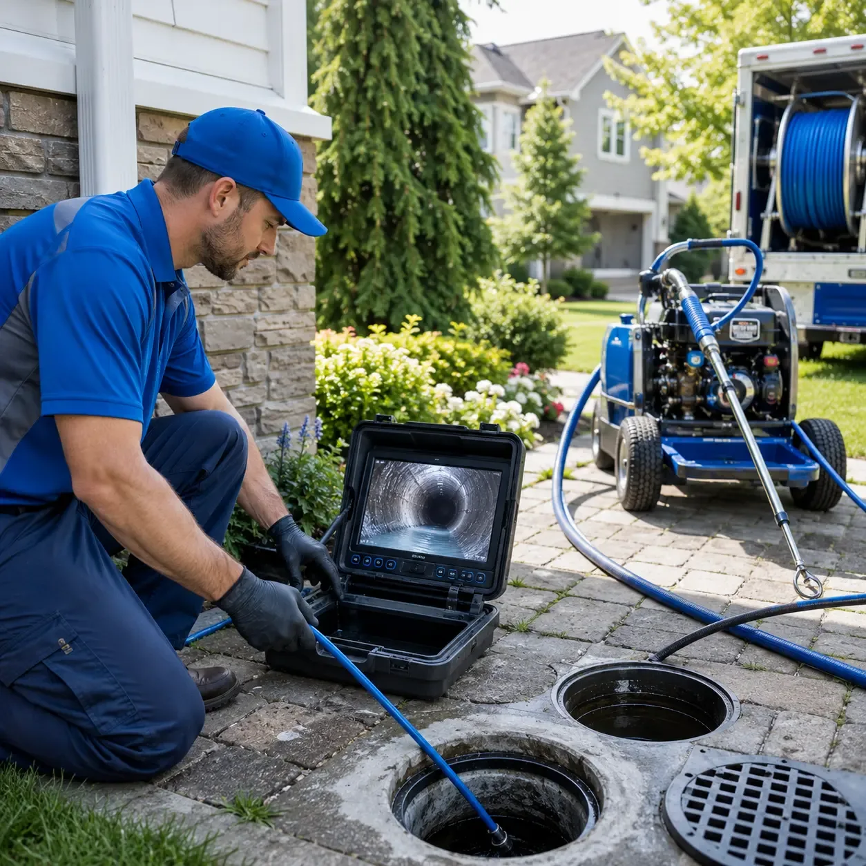 Outdoor drain cleaning professionals serving Bishopville, SC
